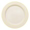 Ivory with Gold Edge Rim Plastic Appetizer/Salad Plates - 7.5" (120 Plates)